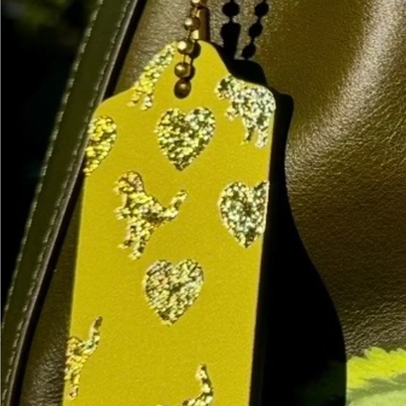 Coach Olive Green Bag with Dinosaur Design - Picture 13 of 13